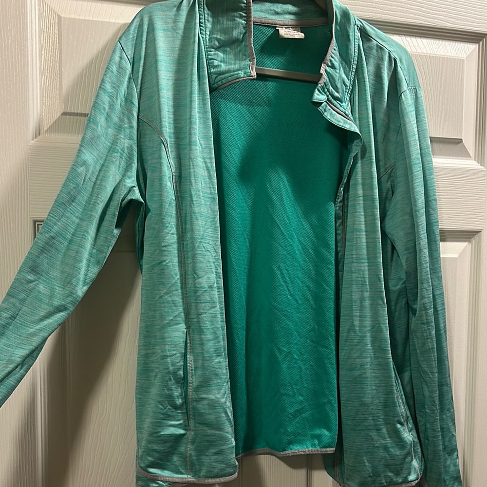 Teal Zip-Up Jacket